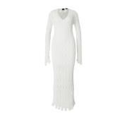 Katoenen jurk met lange mouwen Pinko , White , Dames