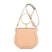 Pre-owned Leather handbags Chloé Pre-owned , Beige , Dames