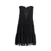 Pre-owned Silk dresses Chloé Pre-owned , Black , Dames