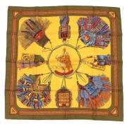 Pre-owned Silk scarves Hermès Vintage , Multicolor , Dames