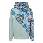 Minimalistische Gebreide Hoodie Carlo Colucci , Blue , Heren