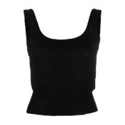 Stijlvolle Tops voor modeliefhebbers Federica Tosi , Black , Dames