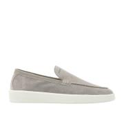 Grijze Suède Stijlvolle Sneakers Nubikk , Gray , Heren