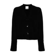 Gebreide Cardigan Allude , Black , Dames