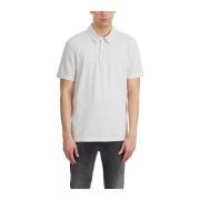 Katoenen Polo Shirt James Perse , White , Heren