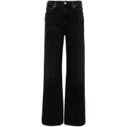 Harper High-Waist Jeans Agolde , Black , Dames