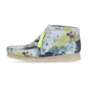 Turquoise Tie Dye Wallabee Laars Clarks , Multicolor , Heren