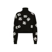 Wollen Coltrui Sweater Dolce & Gabbana , Black , Dames