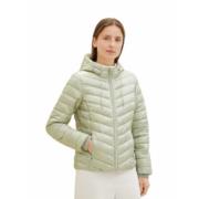 Casual Dames Hooded Lichtgewicht Jas Tom Tailor , Green , Dames