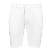 Witte Linnen Chino Shorts Brax , White , Heren