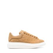 Leren Sneakers in Tan Alexander McQueen , Beige , Heren