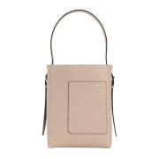 Beige Cashmere Kleine Emmer Tas Valextra , Beige , Dames