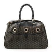 Pre-owned Canvas handbags Goyard Vintage , Black , Dames