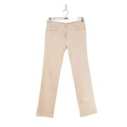 Pre-owned Cotton bottoms Chloé Pre-owned , Beige , Dames