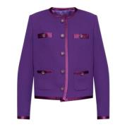 Wollen blazer Dolce & Gabbana , Purple , Dames