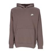 Sportswear Club Fleece Hoodie Ironstone Nike , Brown , Heren