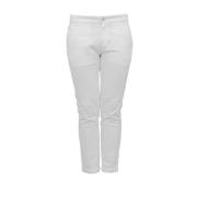 Slim Fit Katoen Indie Jeans PT Torino , White , Heren