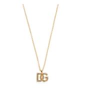 Ketting met logo-vormige hanger Dolce & Gabbana , Yellow , Dames