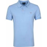 Hawaii Print Polo Shirt Gant , Blue , Heren