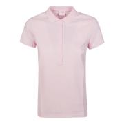 Logo Strass Polo Shirt Sun68 , Pink , Dames