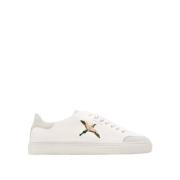 Vogelontwerp Leren Sneakers Axel Arigato , White , Heren