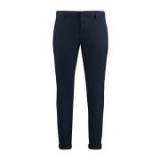 Blauwe Broek met Verborgen Sluiting Dondup , Blue , Heren