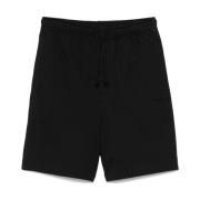 Zwarte Shorts met Koord en Zakken Y-3 , Black , Unisex