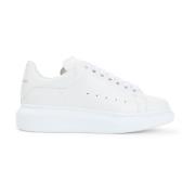 Witte Leren Sneakers voor Vrouwen Alexander McQueen , White , Dames