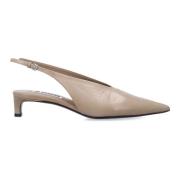 Stijlvolle Slingback Schoenen Jil Sander , Beige , Dames