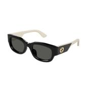 Zwart Grijs Zonnebril Gg1667Sk Model Gucci , Black , Unisex