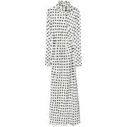 Maxi Jurk Wit Msgm , White , Dames