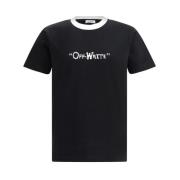 Iconische Monogram Quote T-Shirt Off White , Black , Heren