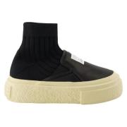 Zwarte Sleehak Sok Sneakers MM6 Maison Margiela , Black , Dames