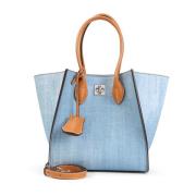 Blauwe Schoudertas Chique Stijl Ermanno Scervino , Blue , Dames