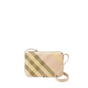 Roze Crossbody Tas met Kettingband Burberry , Multicolor , Dames