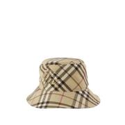 Neutraal Geruit Synthetisch Sjaal Burberry , Beige , Unisex