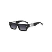 Zwarte Zonnebril Donkergrijs Schaduw Pictogram Dsquared2 , Black , Her...