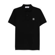 Zwarte T-shirt voor mannen Stone Island , Black , Heren