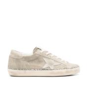 Italiaanse Oorsprong Licht Beige Sneakers Golden Goose , Gray , Dames