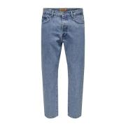 Casual Herenbroek Only & Sons , Blue , Heren