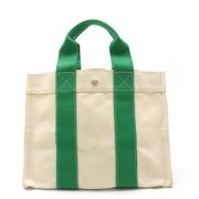 Pre-owned Canvas totes Hermès Vintage , Beige , Dames