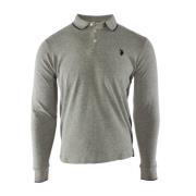 Heren Grijze Polo Shirt U.s. Polo Assn. , Gray , Heren