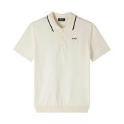 Flynn Polo Shirt A.p.c. , White , Heren