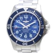 Pre-owned Glass watches Breitling Pre-owned , Blue , Heren