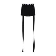 Zwarte Shorty Overall Clip en Jean Paul Gaultier , Black , Dames