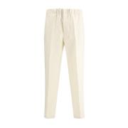 Stijlvolle katoenen broek met meerdere zakken Jil Sander , Beige , Her...