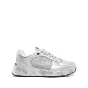 Zilveren Sneakers Aw24 Premiata , Gray , Dames