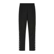 Zwarte polyester Doro joggingbroek Golden Goose , Black , Heren