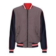 Mini monogram bomberjack Balmain , Multicolor , Heren