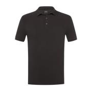 Donkergrijze Polo met korte mouwen Fedeli , Gray , Heren